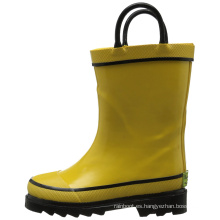 2020 Nuevas botas de lluvia natural Botas de lluvia de acero Botas de lluvia PVC para niños para niños